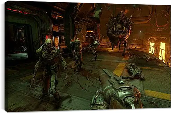 Постер на подрамнике - Doom 4
