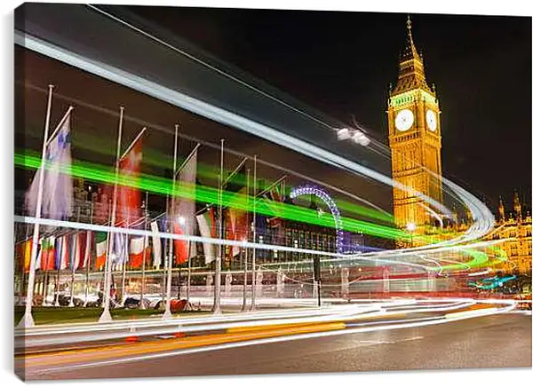 Постер на подрамнике - Лондон. Биг-Бен.