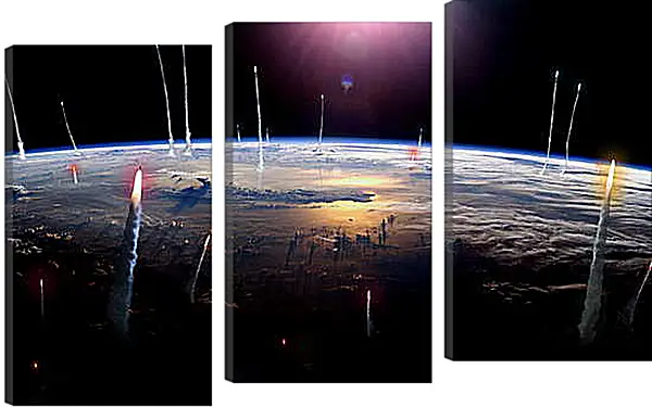 Модульная картина - Космос