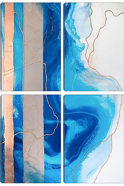 Модульная картина - Abstraction ocean4. Mari Dein