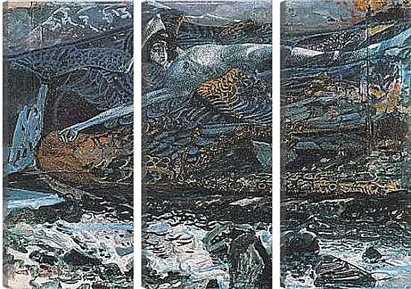 Модульная картина - Демон поверженный. Врубель Михаил