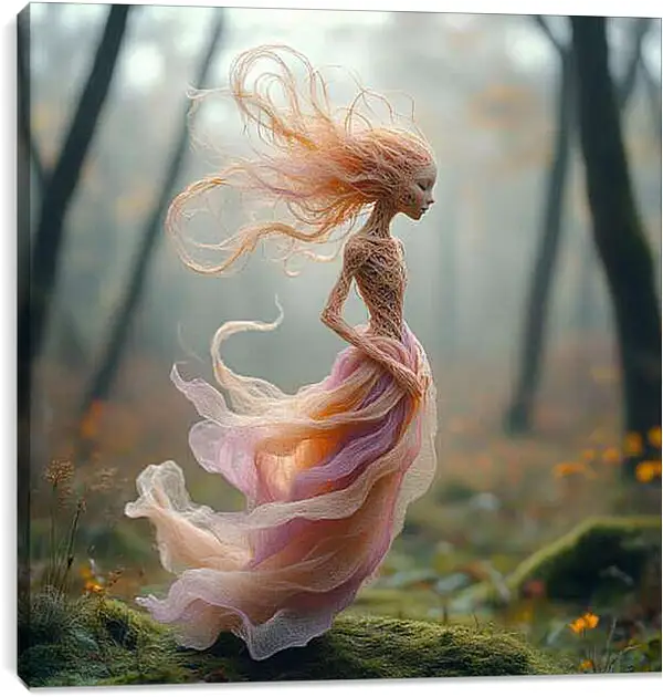 Постер на подрамнике - Лесная Фея