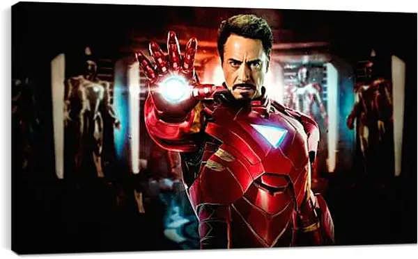 Постер на подрамнике - Железный человек. Iron Man