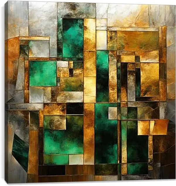 Постер на подрамнике - Поток абстрактной гармонии