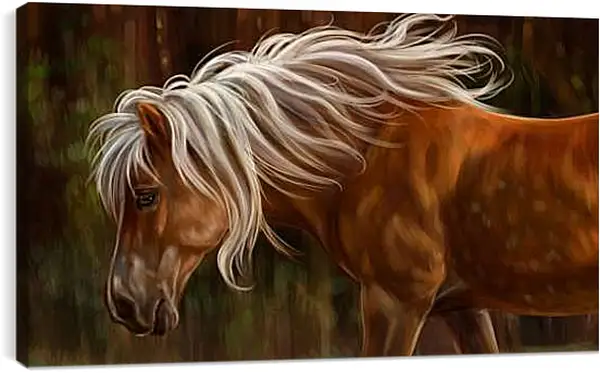 Постер на подрамнике - Лошадь