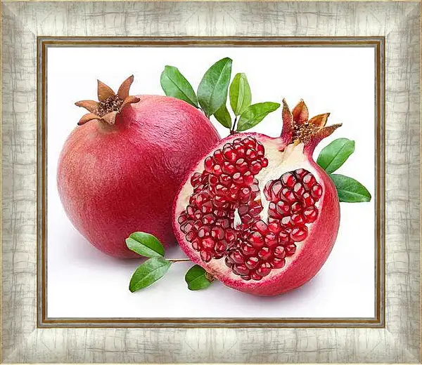 Картина в раме - Гранат. Сочные Гранаты.