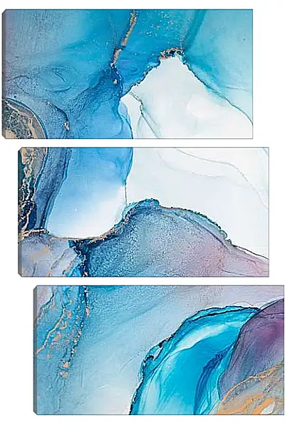 Модульная картина - Abstract blue. Mari Dein