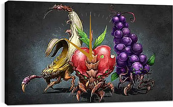 Часы картина - Starcraft II