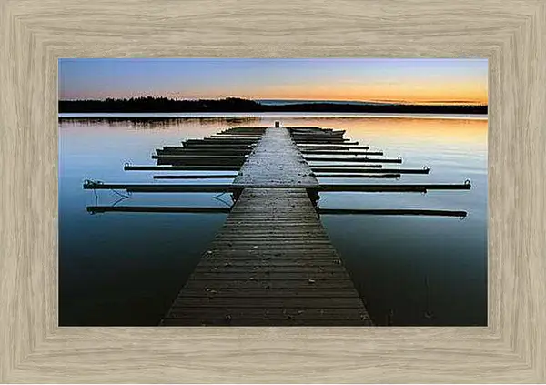 Картина в раме - Вода