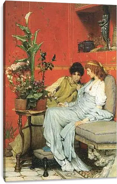 Постер на подрамнике - Secrets. Лоуренс Альма-Тадема