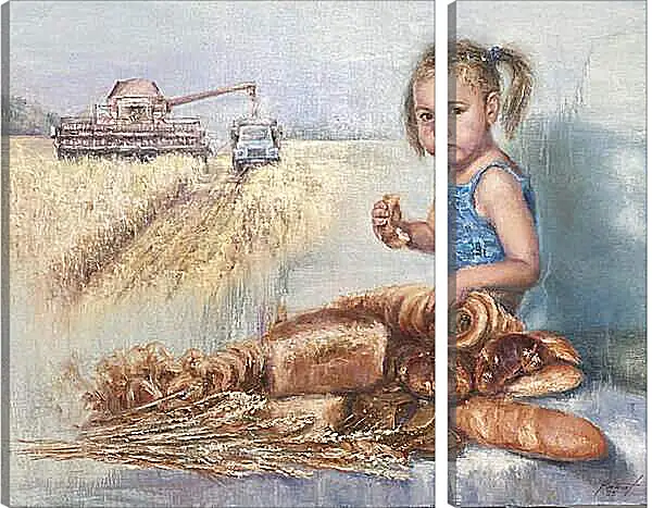 Модульная картина - Праздник хлеба