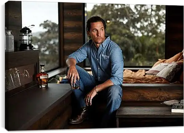 Постер на подрамнике - Мэттью Макконахи. Matthew McConaughey