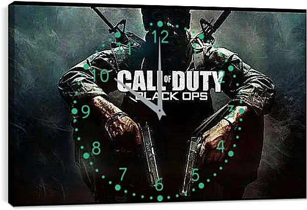 Часы картина - Call Of Duty: Black Ops