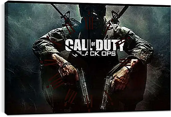 Часы картина - Call Of Duty: Black Ops