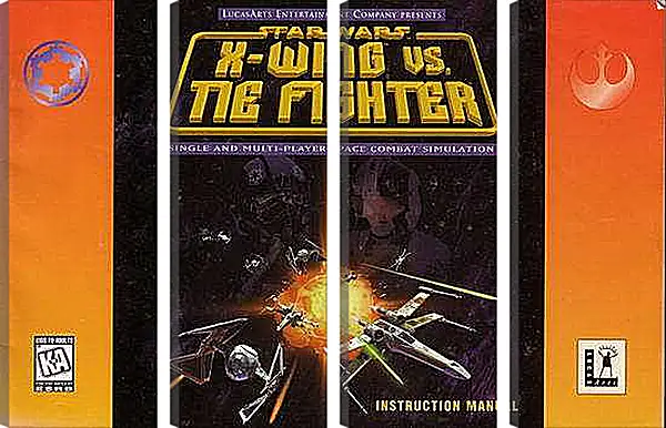 Модульная картина - Star Wars: X-Wing Vs. TIE Fighter