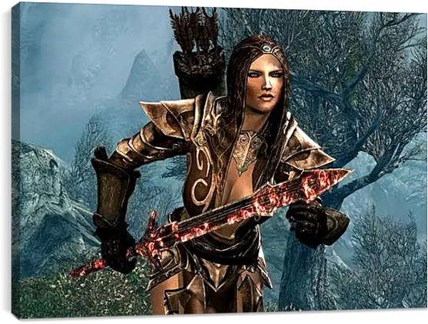 Постер на подрамнике - The Elder Scrolls V: Skyrim
