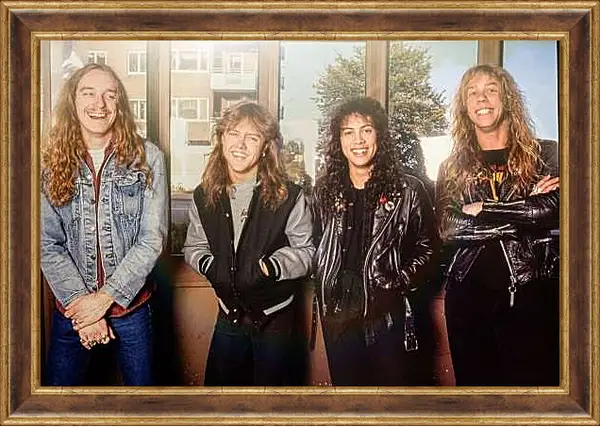 Картина в раме - Металлика. Metallica