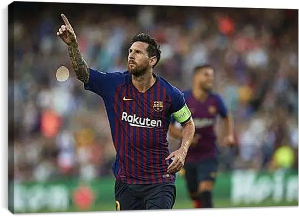Постер на подрамнике - Гол, Лионель Месси