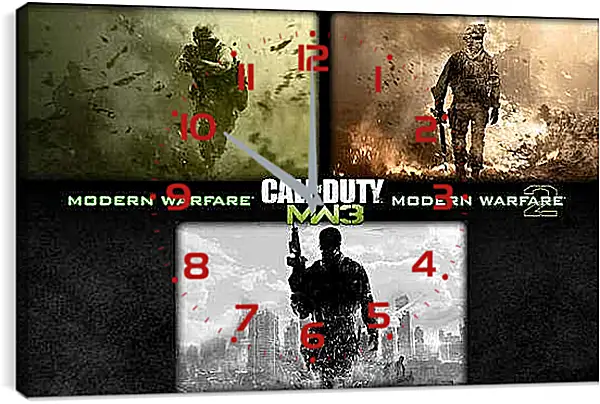 Часы картина - Call Of Duty