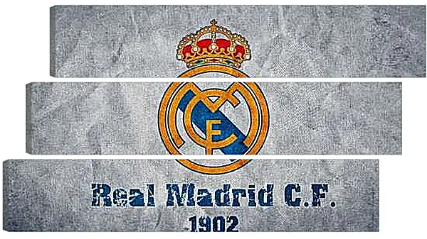 Модульная картина - Эмблема Реал Мадрид. Real Madrid.