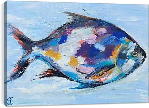 Постер на подрамнике - Рыба 2