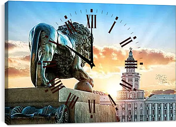 Часы картина - Адмиралтейская набережная