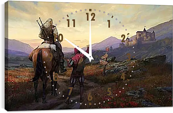 Часы картина - The Witcher (Ведьмак), Геральт и Лютик