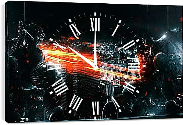 Часы картина - Battlefield 3