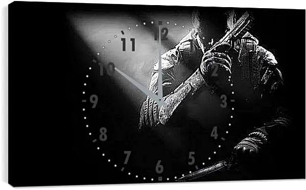 Часы картина - Call Of Duty: Black Ops