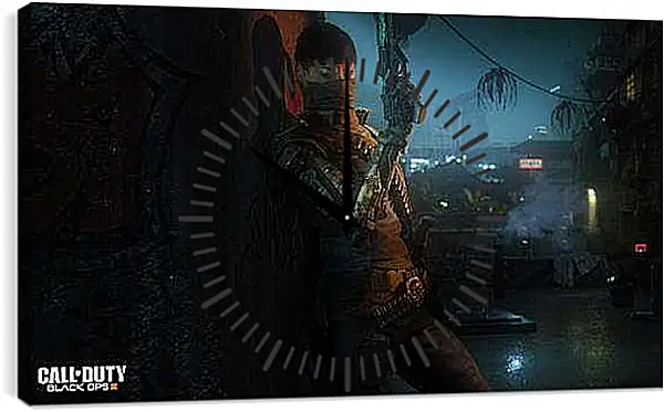 Часы картина - Call Of Duty: Black Ops III