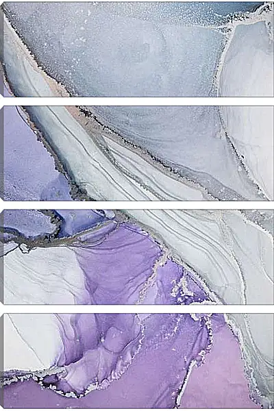 Модульная картина - Abstract purple. Mari Dein