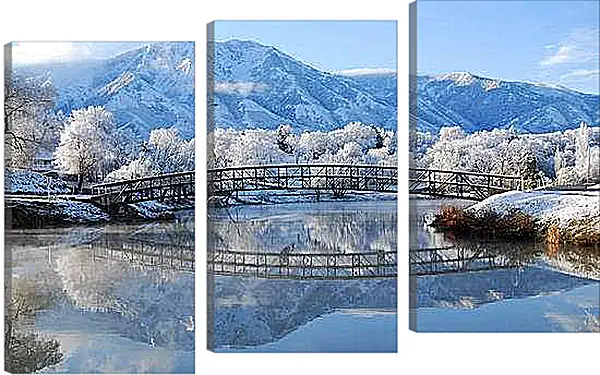 Модульная картина - Зима