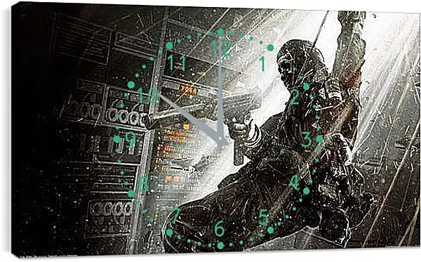 Часы картина - Call Of Duty: Black Ops