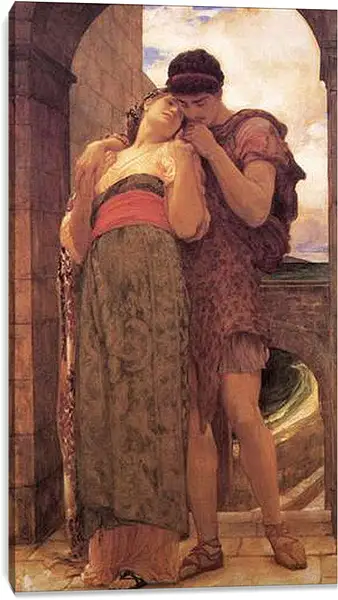 Постер на подрамнике - Wedded. Супруги. Барон Фредерик Лейтон