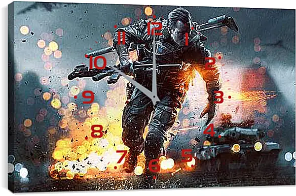 Часы картина - Battlefield 4