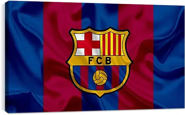 Постер на подрамнике - Эмблема ФК Барселона