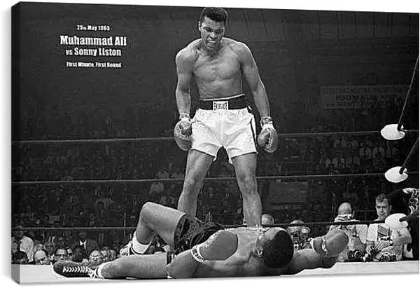Постер на подрамнике - Мухаммед Али (Muhammad Ali)