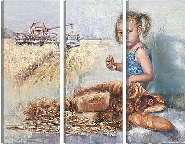 Модульная картина - Праздник хлеба