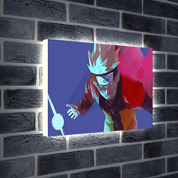 Лайтбокс световая панель - Наруто Узумаки Арт