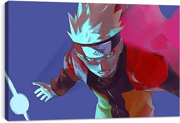 Постер на подрамнике - Наруто Узумаки Арт