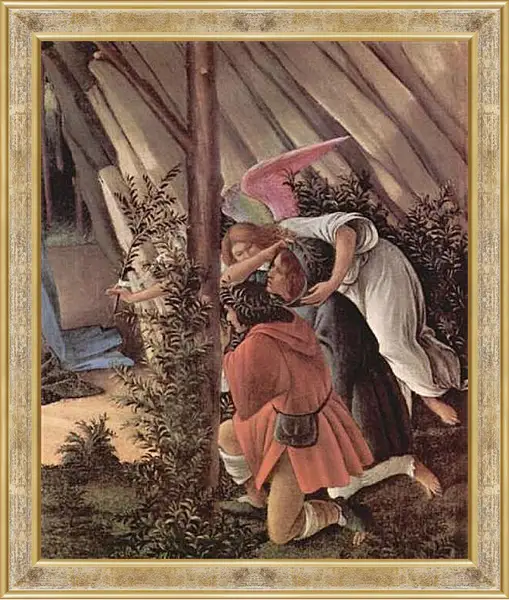 Картина в раме - Birth Christi Mysti birth (detail2) Сандро Боттичелли