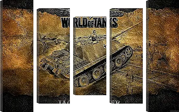 Модульная картина - World Of Tanks
