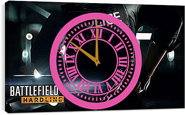 Часы картина - Battlefield: Hardline