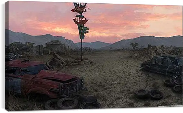 Постер на подрамнике - Fallout: New Vegas