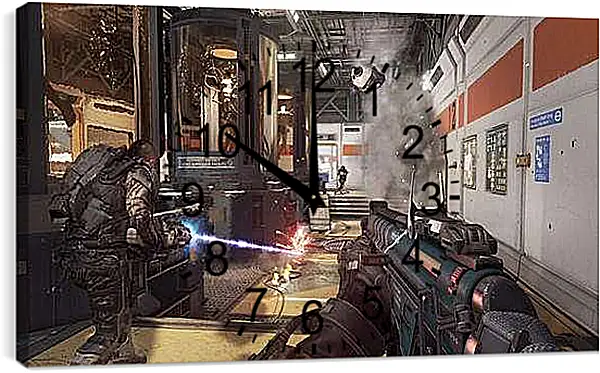 Часы картина - Call Of Duty: Advanced Warfare
