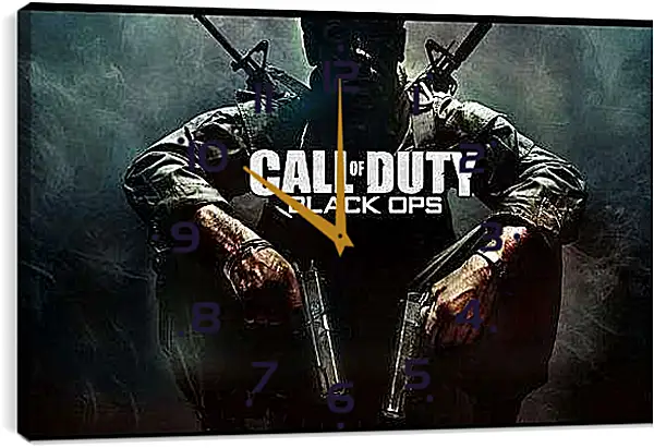 Часы картина - Call Of Duty: Black Ops