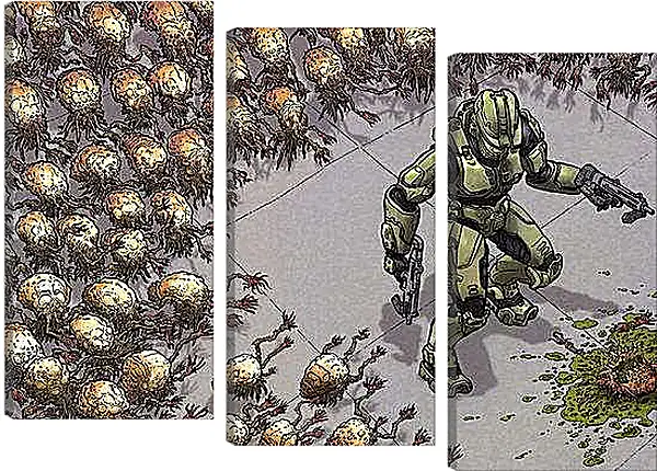 Модульная картина - Halo