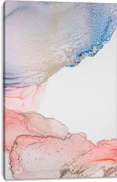 Постер на подрамнике - Abstract pink & blue2. Mari Dein