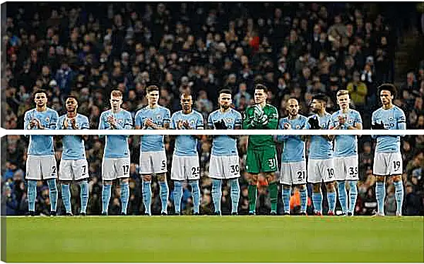 Модульная картина - ФК Манчестер Сити. FC Manchester City
