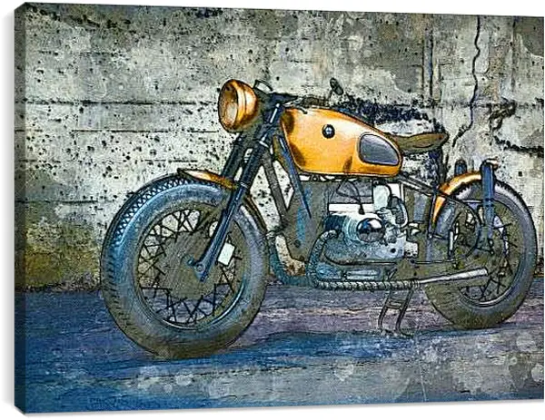 Постер на подрамнике - Мото